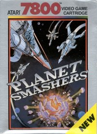 Planet Smashers Atari 7800  box art
